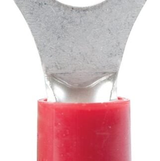 GB 20-102 Ring Terminal, 600 V, 22 to 18 AWG Wire, #8 to 10 Stud, Vinyl Insulation, Copper Contact, Red