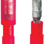 GB 20-161P Bullet Splice Connector, 600 V, 22 to 18 AWG Wire, 5/32 in Stud, Red