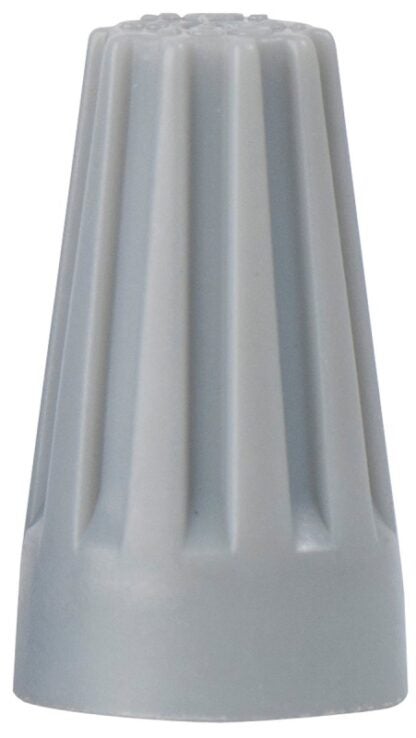 GB WireGard GB-1 25-001 Wire Connector, 22 to 16 AWG Wire, Steel Contact, Polypropylene Housing Material, Gray