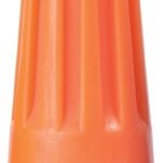 GB WireGard GB-3 25-003 Wire Connector, 22 to 14 AWG Wire, Steel Contact, Polypropylene Housing Material, Orange