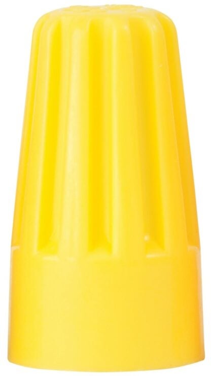 GB WireGard GB-4 25-004 Wire Connector, 18 to 10 AWG Wire, Steel Contact, Polypropylene Housing Material, Yellow