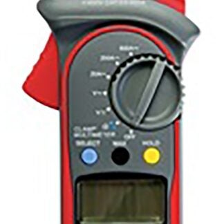 GB GCM-221 Clamp Meter, 600 A, 600 VAC, 600 VDC, 1 MOhm, LCD Display, Black