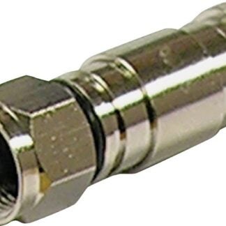 GB F GDC-6CM Compression Connector, Nickel-Plated, Silver