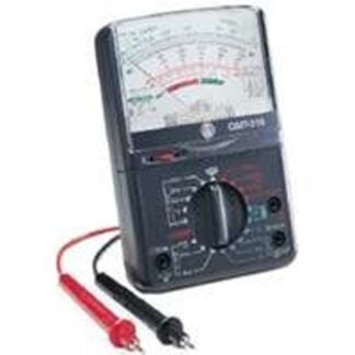 Gardner Bender GMT-319 Multimeter, Analog Display, Functions: AC Voltage, Continuity, DC Current, DC Voltage, Resistance, Black