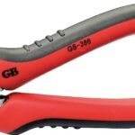 GB GS-386 Diagonal Cutting Plier, 6-1/2 in OAL, 1-3/8 in Jaw Opening, Comfort-Grip Handle, 3/4 in L Jaw