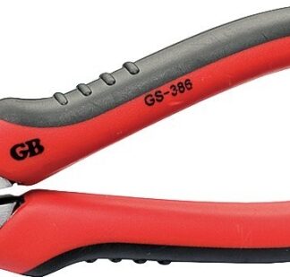 GB GS-386 Diagonal Cutting Plier, 6-1/2 in OAL, 1-3/8 in Jaw Opening, Comfort-Grip Handle, 3/4 in L Jaw