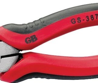 GB GS-387 Lineman's Plier, 7-1/2 in OAL, 1-1/4 in Jaw Opening, Red Handle, Comfort-Grip Handle