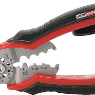 GB Circuit Alert Series GST-70M Wire Stripper, 8 to 20 AWG Wire, 7 in OAL, Cushion-Grip Handle