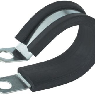 GB PPR-1575 Cable Clamp, 3/4 in Max Bundle Dia, Rubber/Steel, Black Sells in Quantity of 10