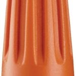 GB WireGard GB-3 16-003 Wire Connector, 22 to 14 AWG Wire, Steel Contact, Polypropylene Housing Material, Orange