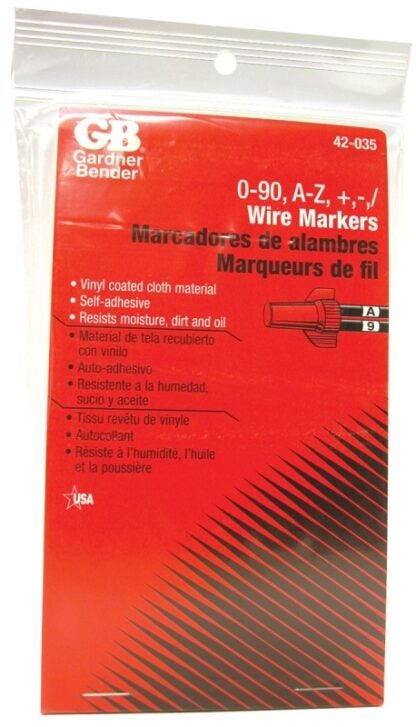 GB 42-035 Pocket-Sized Wire Markers Booklet