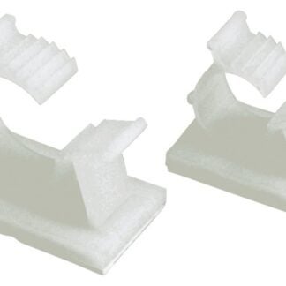 GB GKK-1575 Cable Holder, 3/4 in Max Bundle Dia, Nylon/Plastic, White