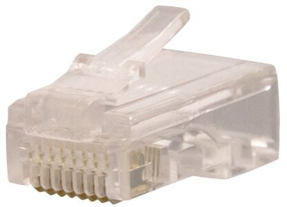 GB GMC-88C5 Modular Plug, RJ-45 Connector, 8 -Contact, 8 -Position, White