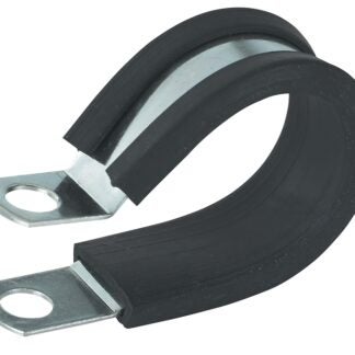 GB PPR-1600 Cable Clamp, 1 in Max Bundle Dia, Rubber/Steel, Black Sells in Quantity of 10