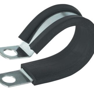 GB PPR-1500 Insulated Clamp, 3/8 in Max Bundle Dia, Rubber/Steel, Black