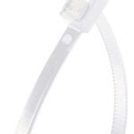 GB 45-308SC Cable Tie, Double-Lock Locking, 6/6 Nylon, Natural