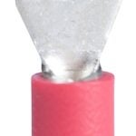 GB 10-112 Spade Terminal, 600 V, 22 to 18 AWG Wire, #8 to 10 Stud, Vinyl Insulation, Red