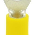 GB 10-116 Spade Terminal, 600 V, 12 to 10 AWG Wire, #8 to 10 Stud, Vinyl Insulation, Yellow