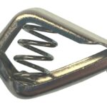 GB 14-505 Charger Clip, Steel Contact, Silver Insulation