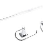 Boston Harbor 3603C Manhattan Bath Hardware Set, Aluminum/Steel/Zinc, Chrome, 3-Piece, For: Bathroom