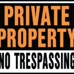 Hy-Ko Hy-Glo Series SP-106 Identification Sign, Rectangular, PRIVATE PROPERTY NO TRESPASSING, Fluorescent Orange Legend Sells in Quantity of 5