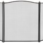 Simple Spaces C31020ASK3L 3-Panel Fireplace Screen, Antique Silver