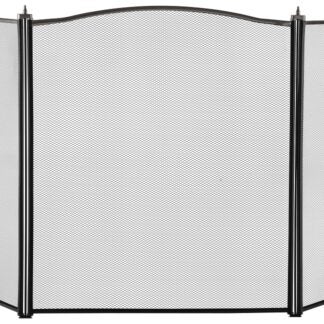 Simple Spaces C31020ASK3L 3-Panel Fireplace Screen, Antique Silver