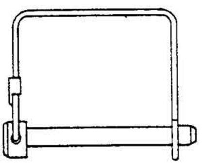 Dynaline B66462 Quick Pin, 1/4 in Dia Pin, 2-1/2 in L, Zinc Sells in Quantity of 5