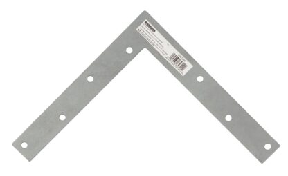 ProSource FC-G08-01PS Corner Brace, 8 in L, 8 in W, 1 in H, Galvanized Steel, Galvanized, 2 mm Thick Material Sells in Quantity of 5