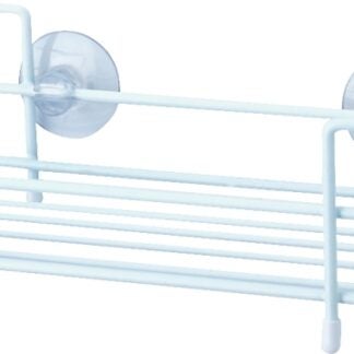 Simple Spaces SS-SC-29-PE-3L Shower Caddy, 1-Shelf, Steel, 11-5/8 in OAW, 3-1/8 in OAH, 4-1/2 in OAD, 10 lb