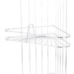 Simple Spaces SS-SC3-29-CH-3L Shower Caddy, 3-Shelf, 11-5/8 in OAW, 23-1/4 in OAH, 8-1/4 in OAD, 10 lb