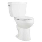 Craft + Main TT-8296-WL Two-Piece Toilet, Elongated Bowl, 3.8 lpf Flush, 12 in Rough-In, 17 in H Rim, Soft White