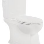 Craft + Main TL-7227-WL Toilet, Elongated Bowl, 1.28 gpf Flush, 12 in Rough-In, 17 in H Rim, Vitreous China, White