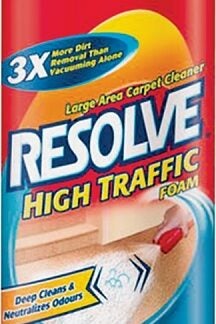 Resolve 41015-JKA Carpet Cleaner, 623 g Aerosol Can, Liquid, Pleasant, White