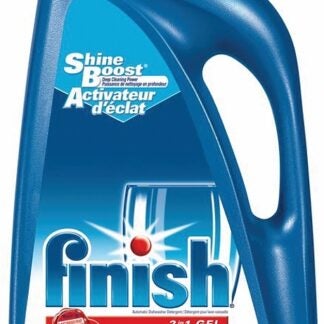 Finish 31514-DNA Dishwasher Detergent, 1.6 L, Gel, Lemon, Blue