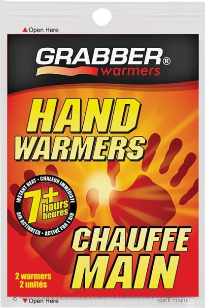 Grabber Warmers HWEF Hand Warmer, 135 deg F Average, 156 deg F Max, 7 hr Continuous Warmth Sells in Quantity of 40