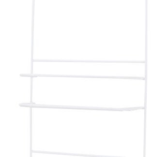 Simple Spaces SS-5786-PE-3L Shower Caddy, 3-Shelf, Steel, 10 in OAW, 27-3/4 in OAH, 4-1/4 in OAD, 10 lb