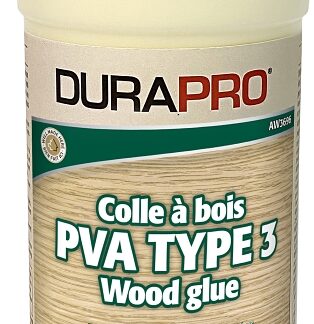 Dura Pro AW3696-001 PVA Type 3 Wood Glue, Yellow, 1 L, Pail