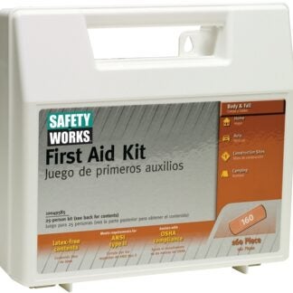 Safety Works 10049585 First Aid Kit, 160-Piece, Plastic