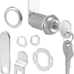 Defender Security U 9950KA Drawer and Cabinet Lock, Keyed Lock, Stainless Steel, Chrome