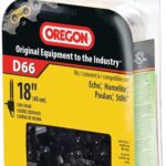 Oregon D66 Chainsaw Chain, 18 in L Bar, 0.05 Gauge, 3/8 in TPI/Pitch, 66-Link