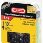 Oregon Xtraguard S39 Chainsaw Chain, 10 in L Bar, 0.05 Gauge, 3/8 in TPI/Pitch, 39-Link