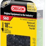 Oregon S60 Chainsaw Chain, 18 in L Bar, 0.05 Gauge, 3/8 in TPI/Pitch, 60-Link