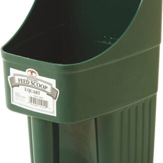 Little Giant 150422 Feed Scoop, 3 qt Capacity, Polypropylene, Green, 6-1/4 in L