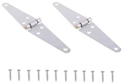 ProSource HSH-G04-C2PS Strap Hinge, 2 mm Thick Leaf, Steel, 180 Range of Motion