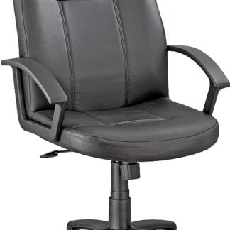 Simple Spaces CYE43 Adjustable Office Chair, 25.2 in W, 26.5 in D, 40.25 to 44 in H, Polypropylene Frame