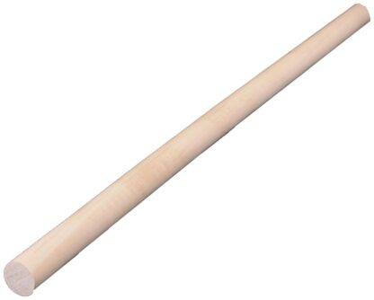 ALEXANDRIA Moulding 02558-R0048C1 Round Dowel, 5/8 in Dia, 48 in L, Ramin Wood Sells in Quantity of 15