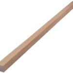 ALEXANDRIA Moulding 02858-R0036C1 Square Dowel, 5/8 in Dia, 36 in L, Ramin Wood Sells in Quantity of 9