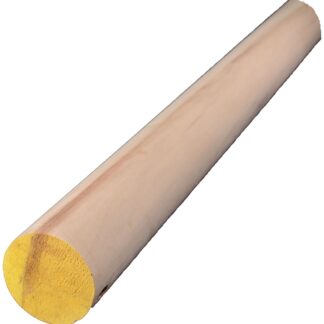 ALEXANDRIA Moulding 02502-R0036C1 Dowel, 2 in Dia, 36 in L, Hardwood, Yellow Sells in Quantity of 2