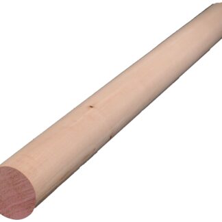 ALEXANDRIA Moulding 02521-R0048C1 Dowel, 1-1/2 in Dia, 48 in L, Hardwood, Pink Sells in Quantity of 2